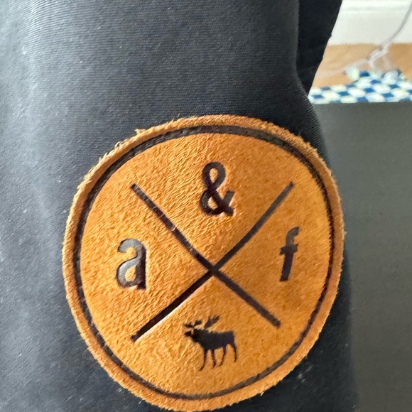 Abercrombie Black Parka with Faux Fur Hood - Picture 8 of 11